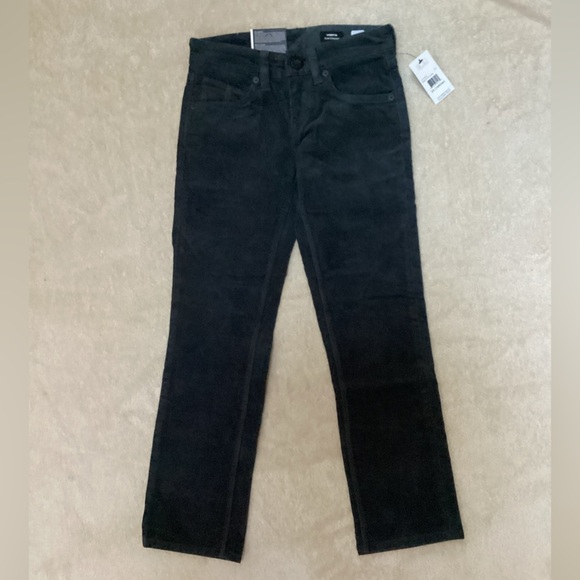 Volcom Boy’s Corduroy Pants in Black - Picture 1 of 3